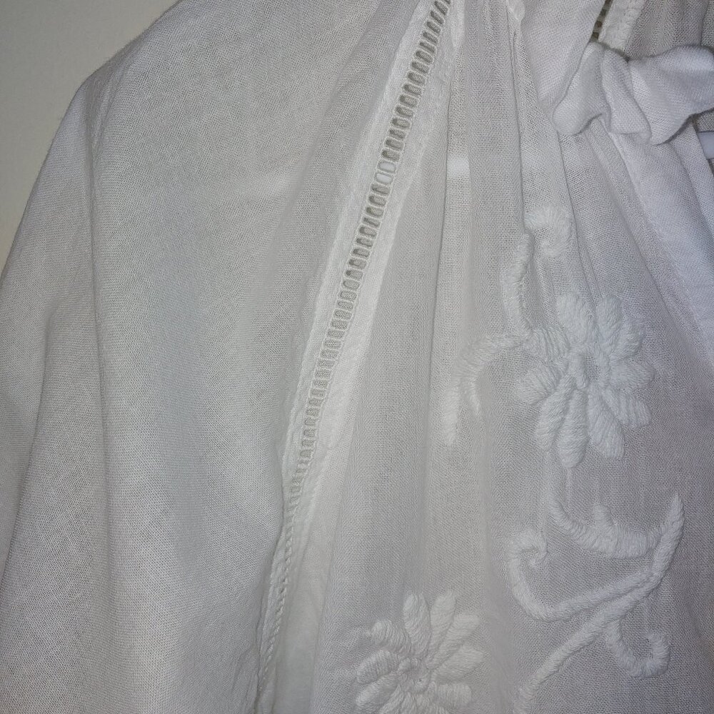 Sundance Catalog JP and Mattie White Easy Essence Blouse Size XL - Picture 5 of 10